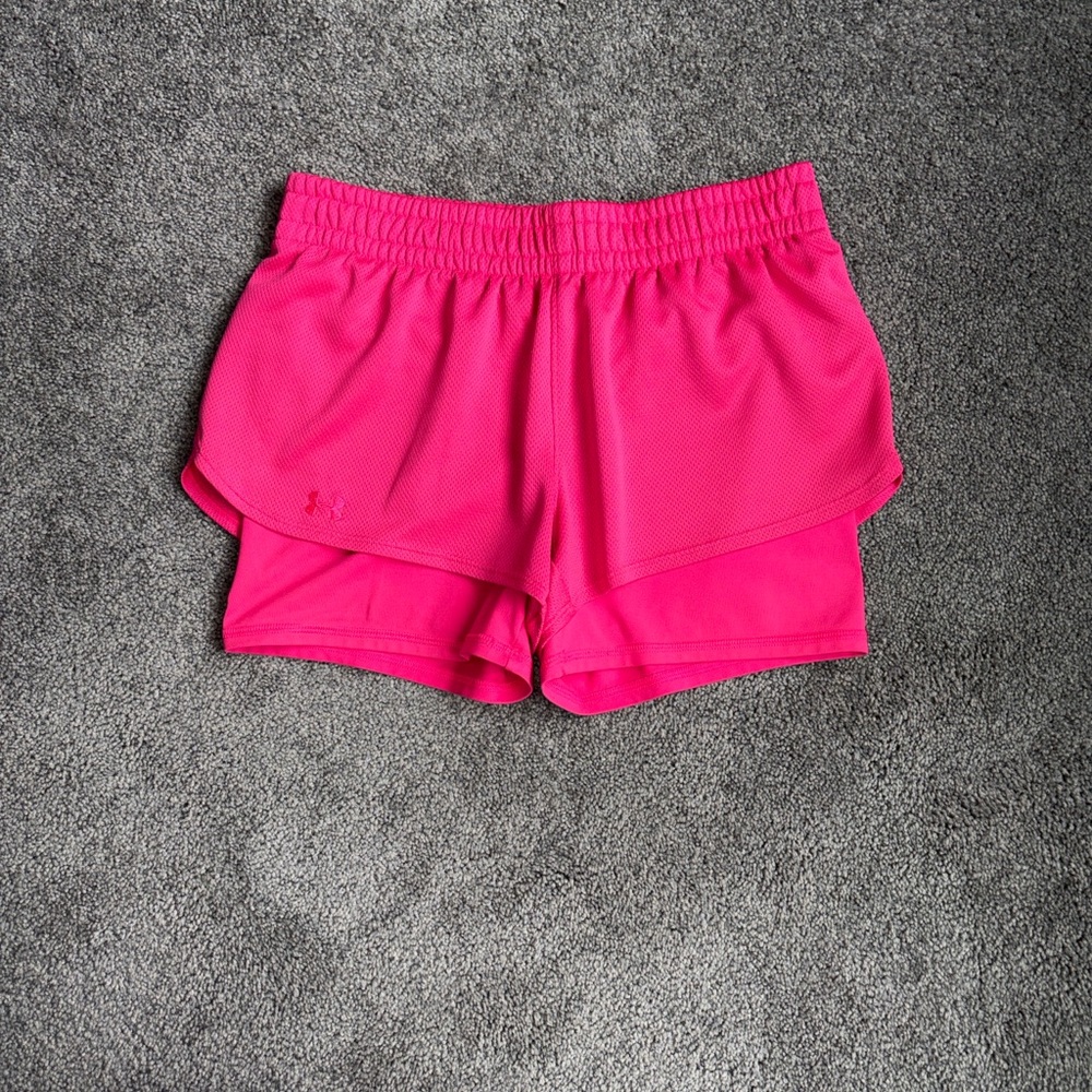 Under Armour Women's Pink Athletic Shorts